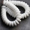9mm Opaque white rondelle Czech glass beads - 30Pc