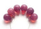 6Pc Opal Pink teardrop beads czech glass milky pink Briolettes - 10x14mm