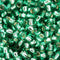 11/0 TOHO seed beads, Silver Lined Dark Peridot green, N 24B - 10g