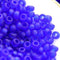 11/0 Toho seed beads, Transparent Frosted Dark Sapphire N 8F - 10g