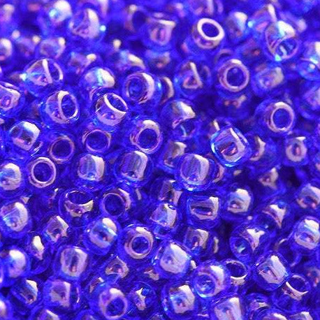 11/0 Toho Seed beads, Transparent Cobalt N 8 - 10g