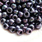 6/0 Toho seed beads, Metallic Amethyst Gun Metal, N 90, dark purple - 10g