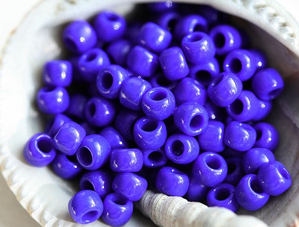 8/0 Toho seed beads, Opaque Navy Blue N 48 - 10g