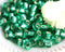 6/0 Toho seed beads, Silver Lined Frosted Dark Peridot green N 24B - 10g