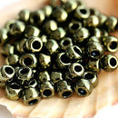6/0 Toho seed beads, Gold Lustered Dark Chocolate Bronze N 422 - 10g