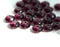 50pc Dark purple spacer beads, Amethyst purple czech glass - 4x7mm