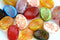 17x13mm Candy colors mix, large oval czech glass beads - 10Pc
