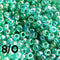 8/0 Toho seed beads, Transparent Rainbow Dark Peridot green N 164B - 10g