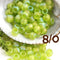 8/0 Toho seed beads, Transparent Rainbow Frosted Lime Green N 164F - 10g