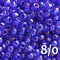 8/0 Toho seed beads, Transparent Cobalt blue, N 8 - 10g