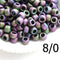8/0 Toho seed beads, Matte Color Iris Violet, N 709 - 10g