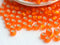 8/0 Toho seed beads, Silver Lined Frosted Hyacinth, N 30BF orange - 10g