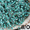 8/0 Toho seed beads, Inside Color Rainbow Crystal Teal Lined N 264 - 10g